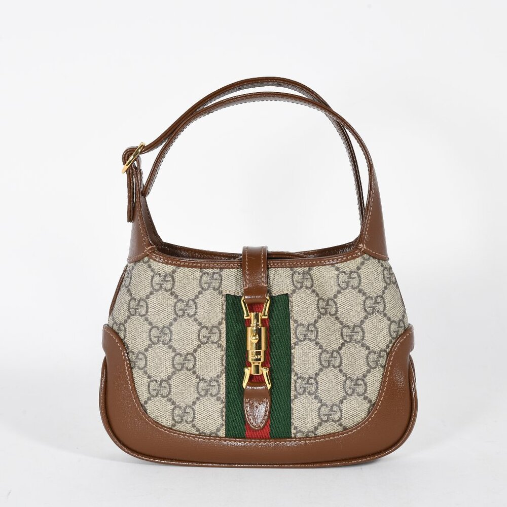Gucci New Jackie 1961 Mini Shoulder Bag with Adjustable Strap New Excellent